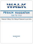 Walksetapart Pesach Haggadah cover